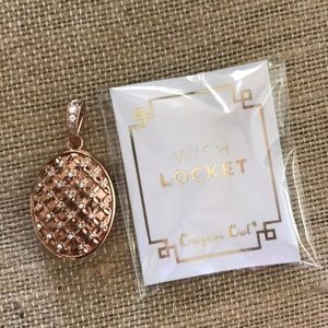 Rose gold wish locket.